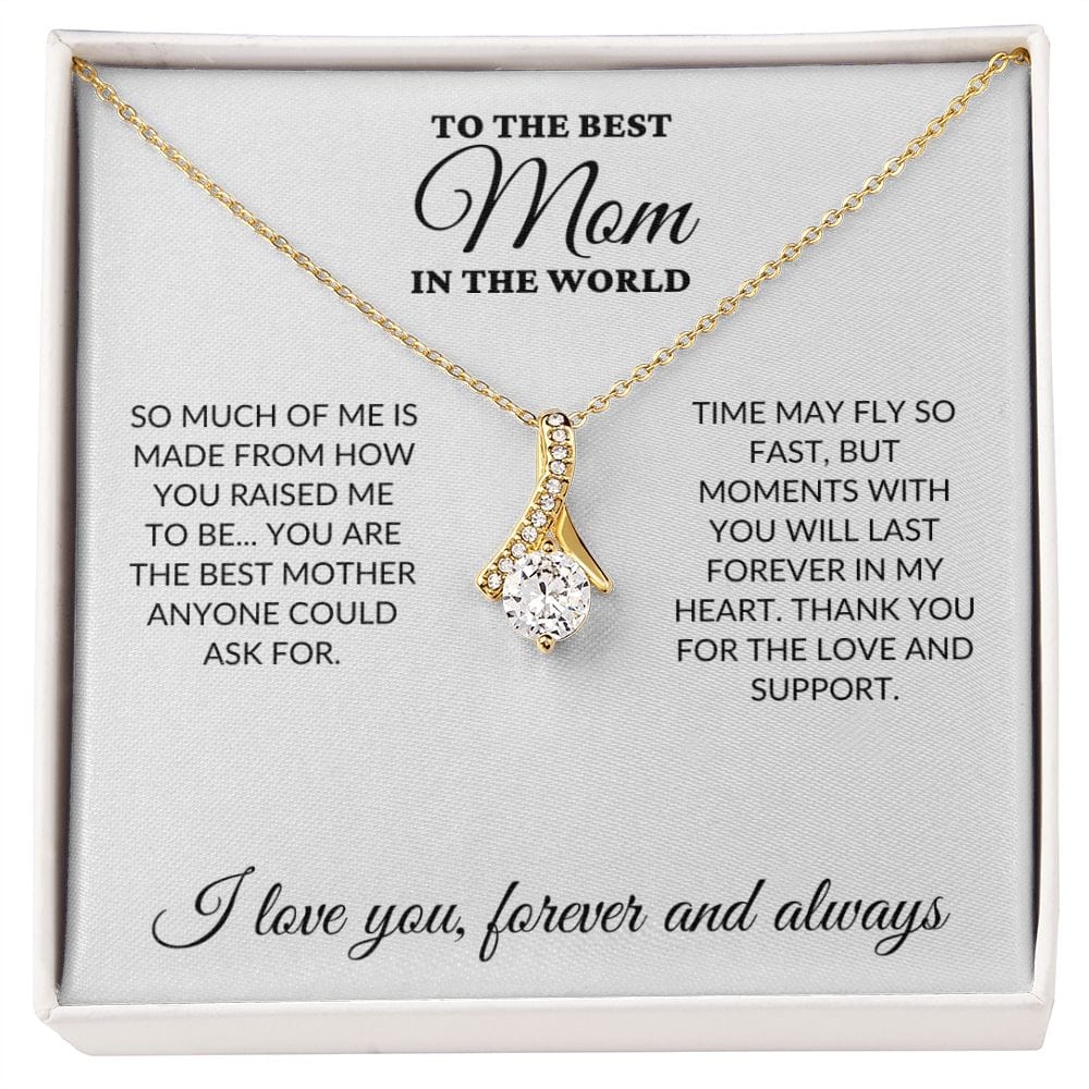 To The Best Mom In The World - Moments - Alluring Necklace - WH