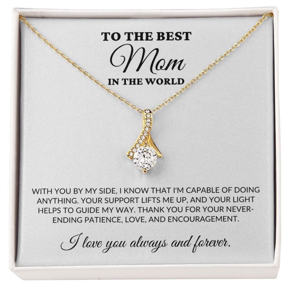 To The Best Mom In the World - Guiding Me - Alluring Necklace  - WH