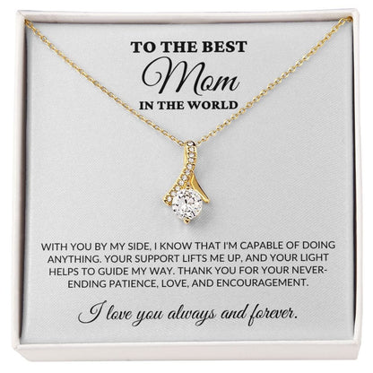 To The Best Mom In the World - Guiding Me - Alluring Necklace  - WH