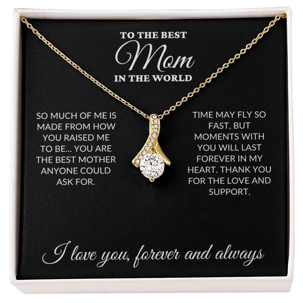 To The Best Mom In The World - Moments - Alluring Necklace - BK