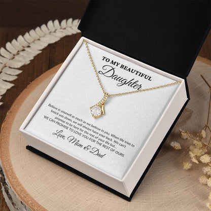 To My Beautiful Daughter - For The Rest Of My Life - MomDad - Alluring Necklace - WH