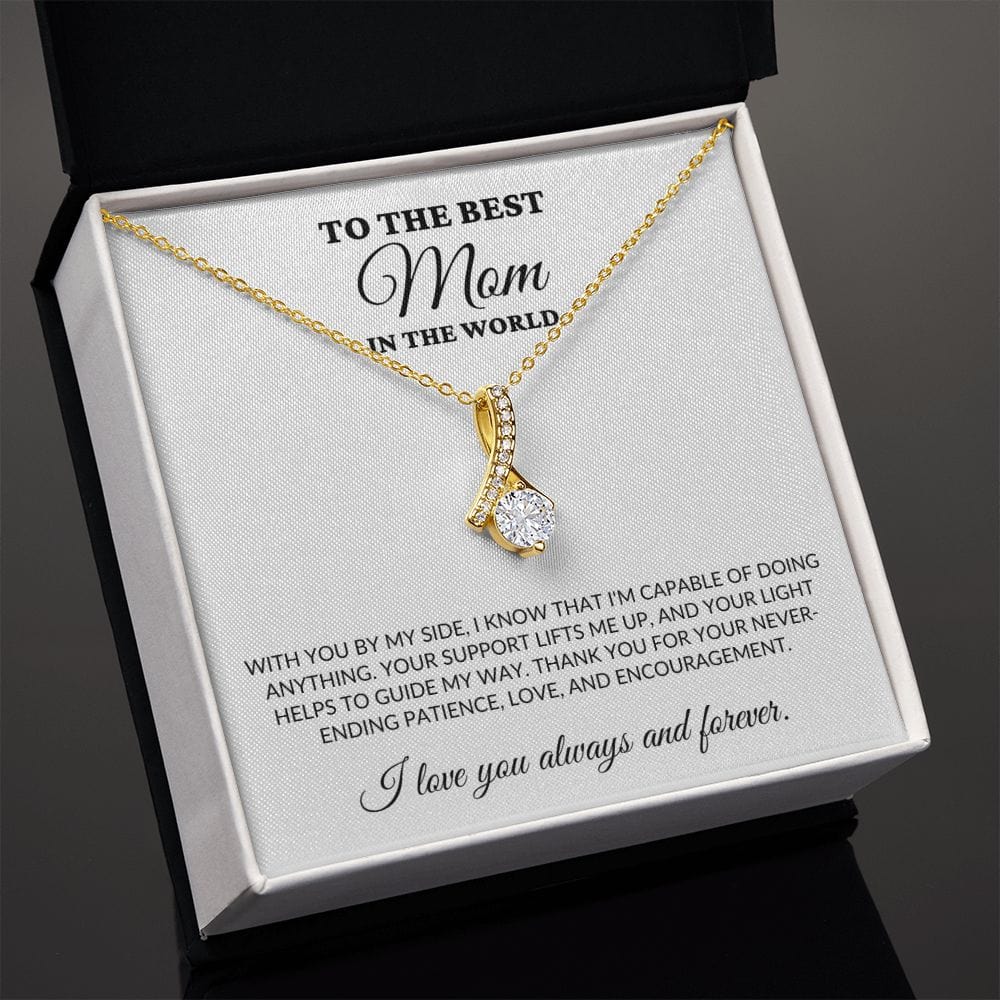 To The Best Mom In the World - Guiding Me - Alluring Necklace  - WH