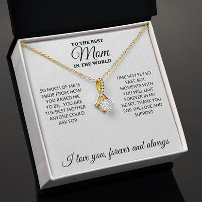 To The Best Mom In The World - Moments - Alluring Necklace - WH