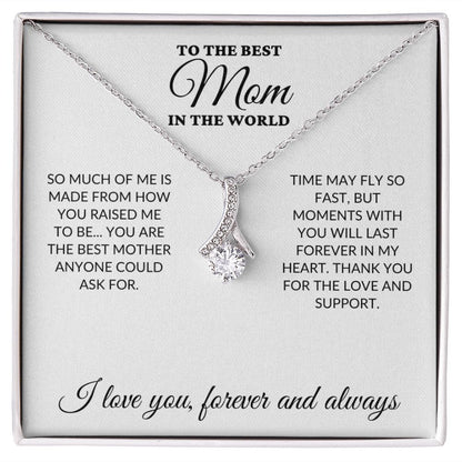 To The Best Mom In The World - Moments - Alluring Necklace - WH