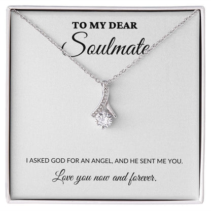 To My Dear Soulmate - My Angel - Alluring Necklace - WH