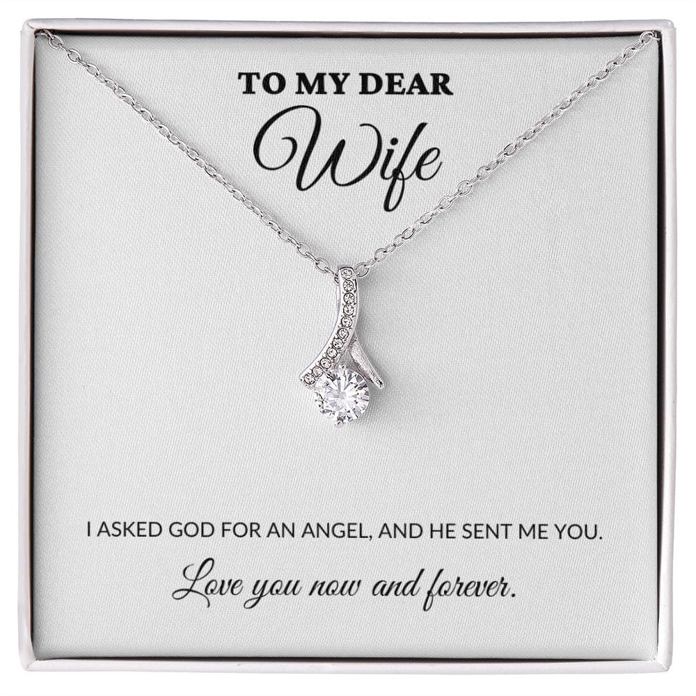 To My Dear Wife - My Angel - Alluring Necklace - WH