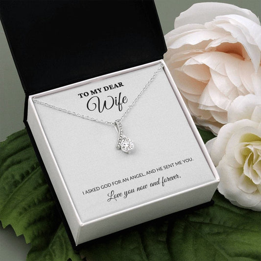 To My Dear Wife - My Angel - Alluring Necklace - WH