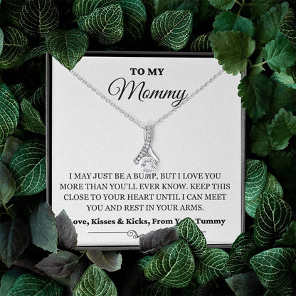 To My Mommy - Just A Bump - Alluring Necklace - WH