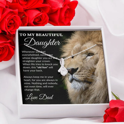 To My Beautiful Daughter - This Old Lion - Alluring Necklace - BK