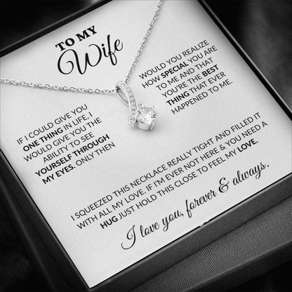 To My Wife - How Special You Are - Alluring Necklace - WH