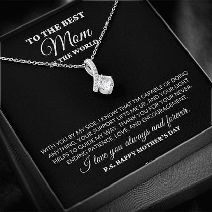 To The Best Mom In the World - Guiding Me - Alluring Necklace - BK