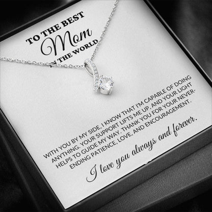 To The Best Mom In the World - Guiding Me - Alluring Necklace  - WH