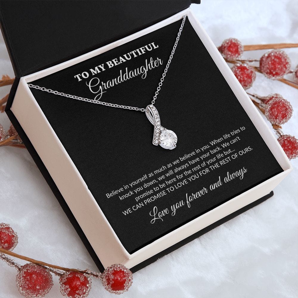 To My Beautiful Granddaughter - For The Rest Of My Life - GrandParents - Alluring Necklace - BK