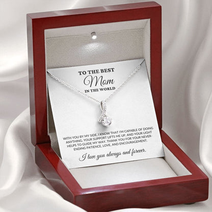 To The Best Mom In the World - Guiding Me - Alluring Necklace  - WH