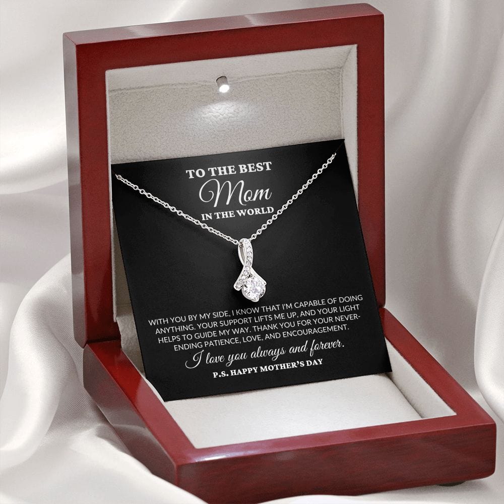 To The Best Mom In the World - Guiding Me - Alluring Necklace - BK