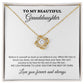 To My Beautiful Granddaughter - For The Rest Of My Life - GrandParents - Love Knot Necklace - WH