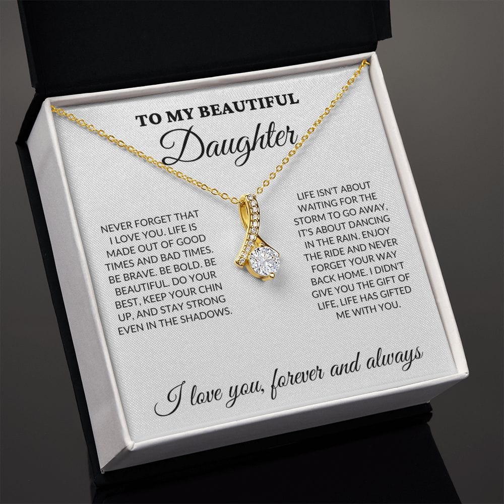 To My Beautiful Daughter - Enjoy the ride - Alluring Necklace - WH