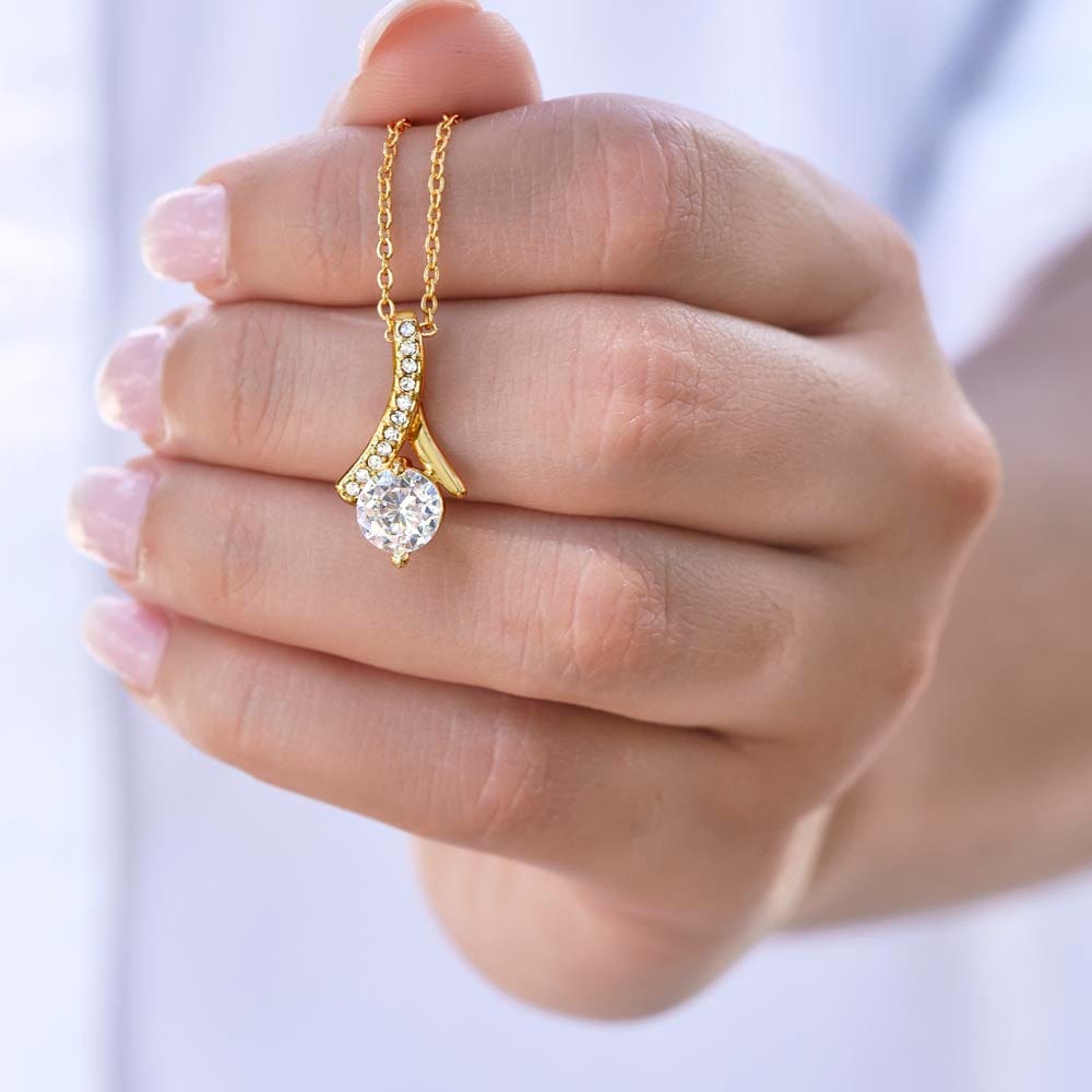 To My Beautiful Granddaughter - The Woman You Have Become - Alluring Necklace - BK
