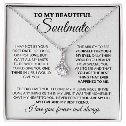 To My Beautiful Soulmate - You Are My Life - Alluring Necklace - WH