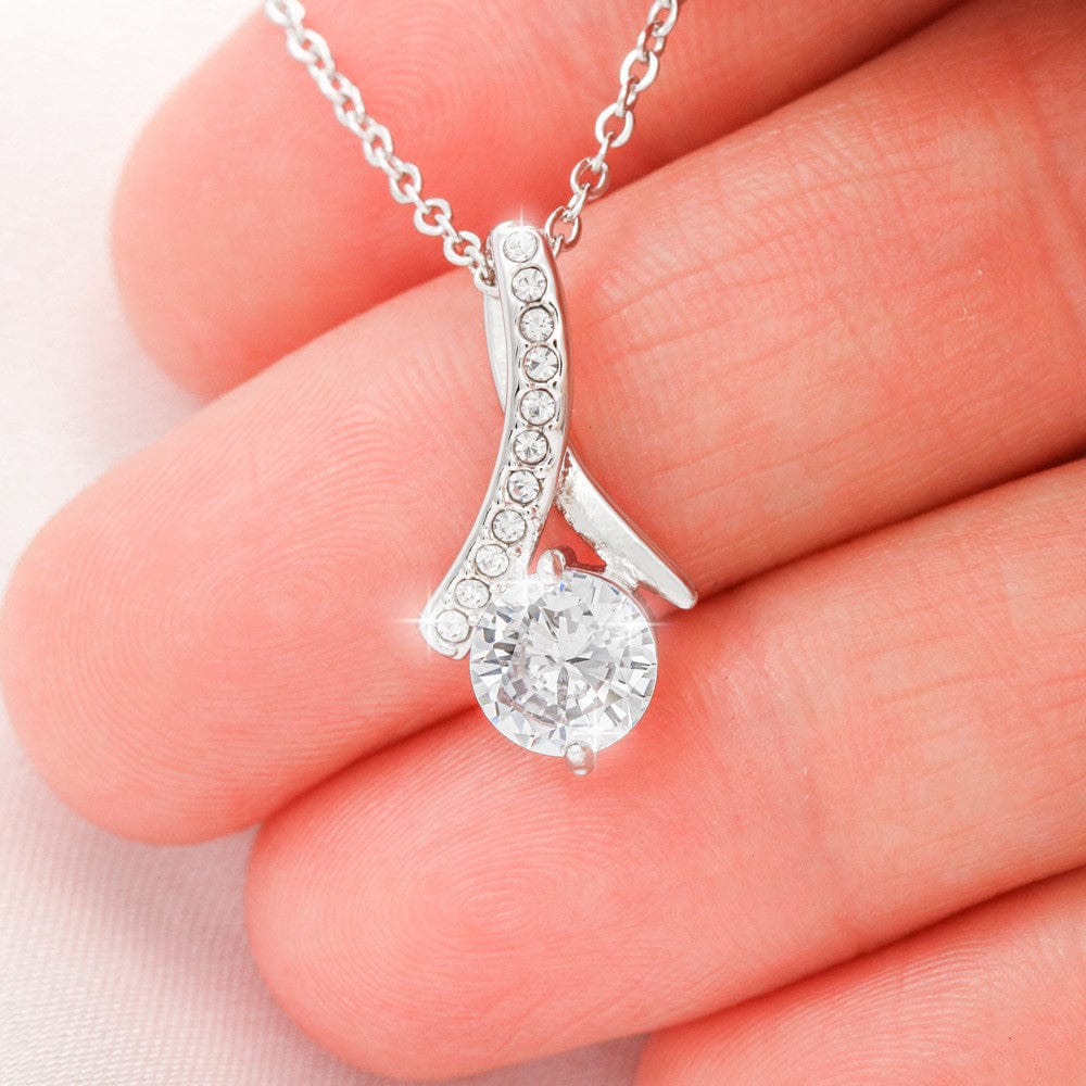 To My Beautiful Granddaughter - Love & Light - Alluring Necklace - WH