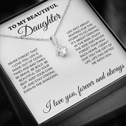 To My Beautiful Daughter - Enjoy the ride - Alluring Necklace - WH