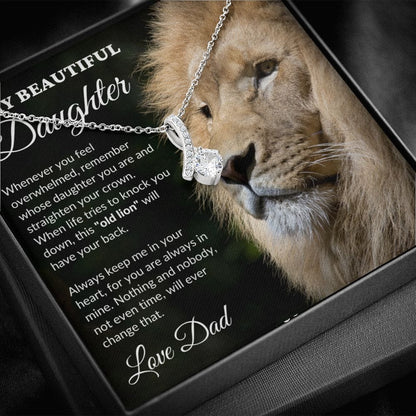 To My Beautiful Daughter - This Old Lion - Alluring Necklace - BK