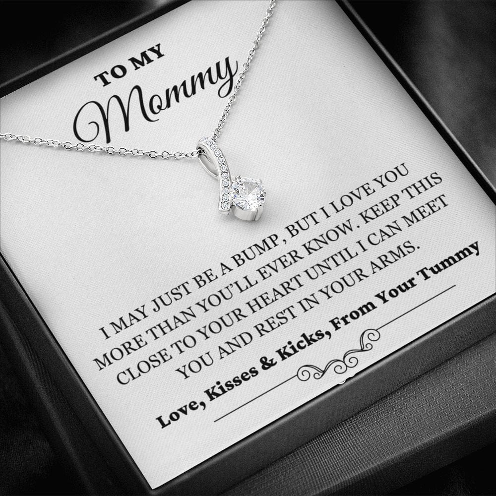 To My Mommy - Just A Bump - Alluring Necklace - WH