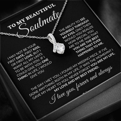 To My Beautiful Soulmate - You Are My Life - Alluring Necklace - BK