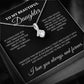 To My Beautiful Daughter - My Eyes - Alluring Necklace - BK