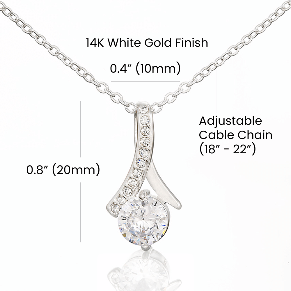 To My Beautiful Granddaughter - The Woman You Have Become - Alluring Necklace - BK