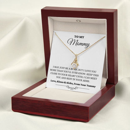 To My Mommy - Just A Bump - Alluring Necklace - WH