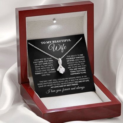 To My Beautiful Wife - You Are My Life - Alluring Necklace - BK