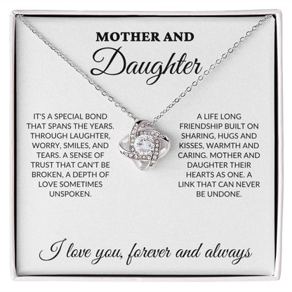 Mother & Daughter - Special Bond - Love Knot Necklace - WH